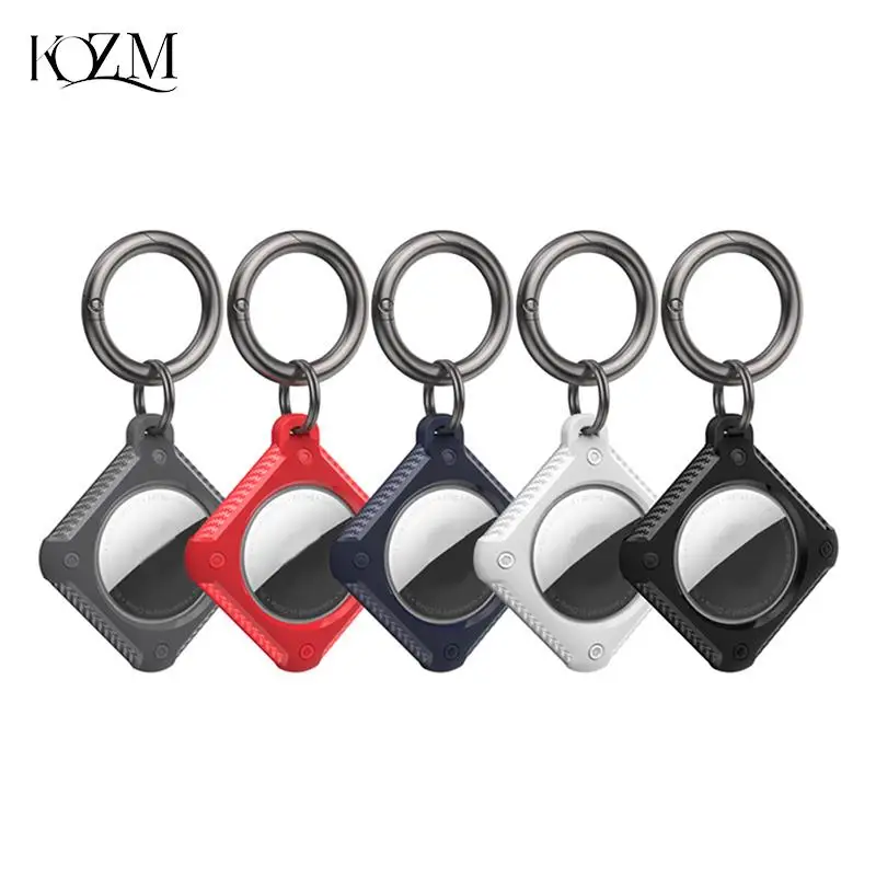 

Airtag Case Armor Shockproof Sleeve For Airtag Location Tracker Airtag Keychain