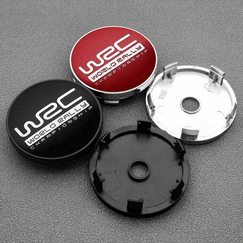 

4pcs 56+60mm Auto Car Wheel Center Cover Hubcap WRC Rally Emblem Badge Sticker Decals Car Styling Accessories
