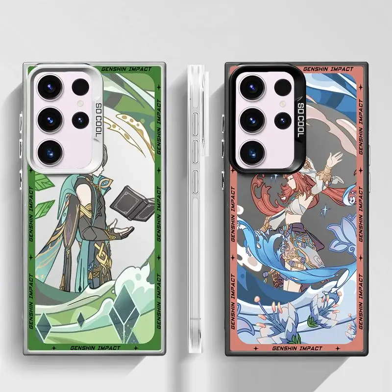 Мультяшные крутые Чехлы alhaiтэм Nilou для телефонов Samsung Galaxy S24 Ultra чехол S22 S20 FE S21 Plus