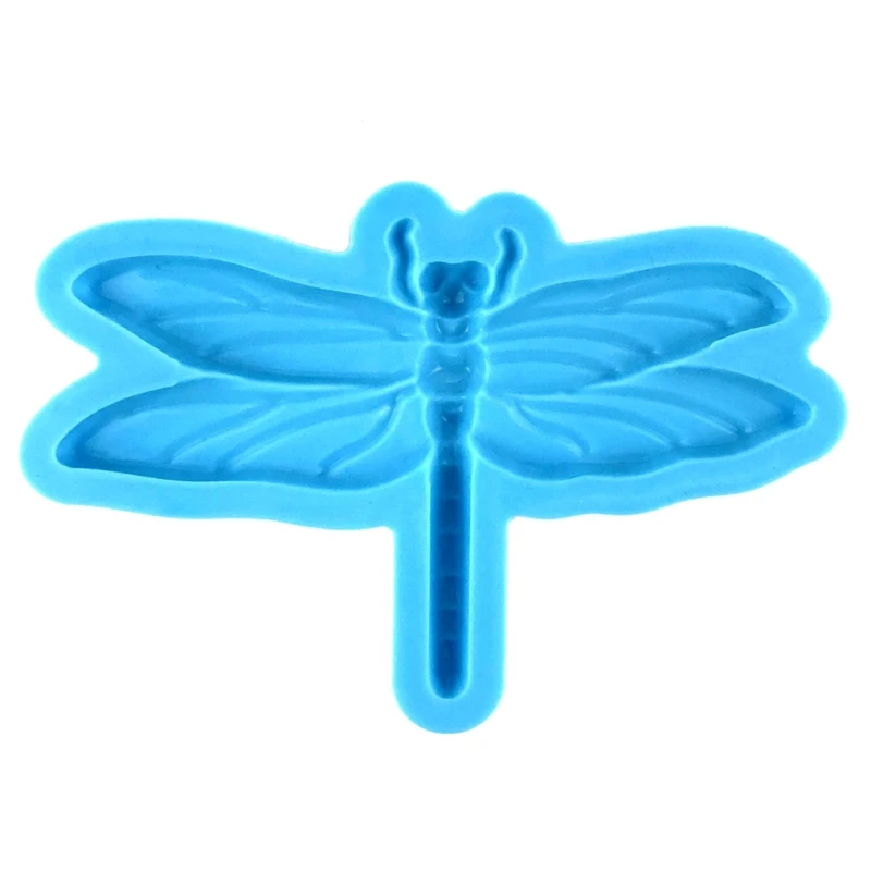 

Силиконовая форма в виде стрекозы, 3D форма в виде животного из смолы, зеркальная форма в виде брелка, форма из эпоксидной смолы для самостоят...