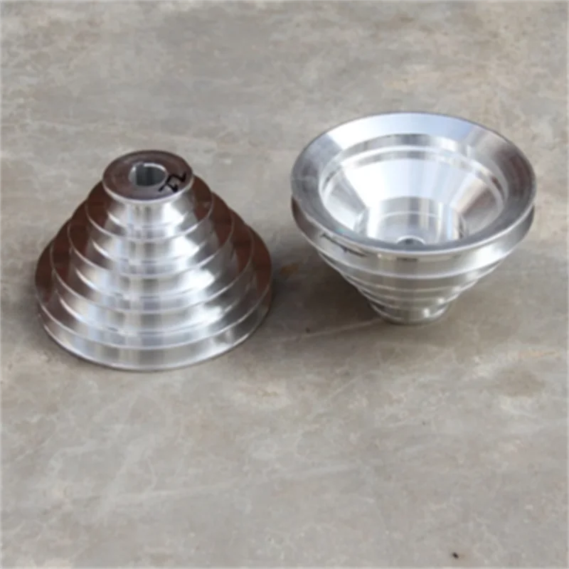 

Bench Drill 54mm to 150mm Outer Dia 14 16 18 19 20 22 24 25 28mm Bore Aluminum A Type 5 Step Pagoda Pulley Wheel for V-Belt
