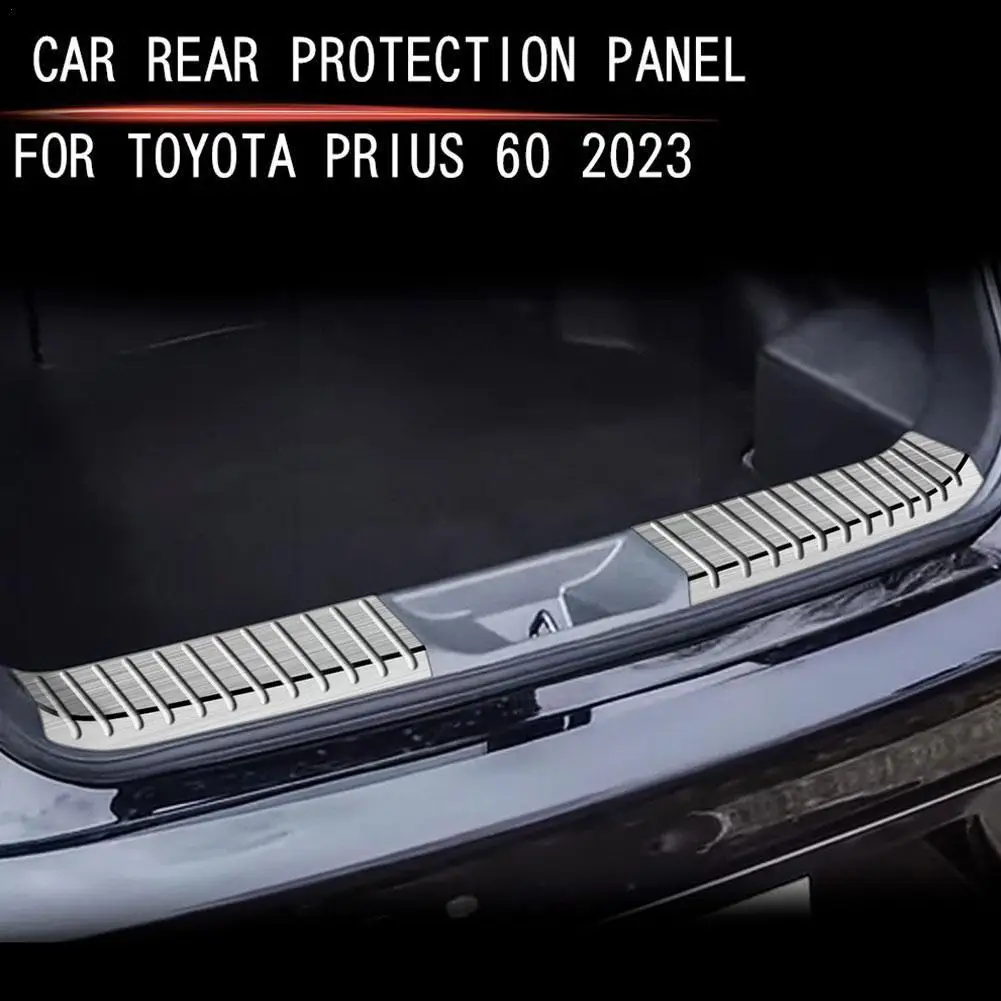 

Накладка на ножку заднего бампера автомобиля, Накладка на порог багажника, защитная накладка на педали, автомобильные аксессуары для Toyota Prius 60 серии 2023 202 X1L9