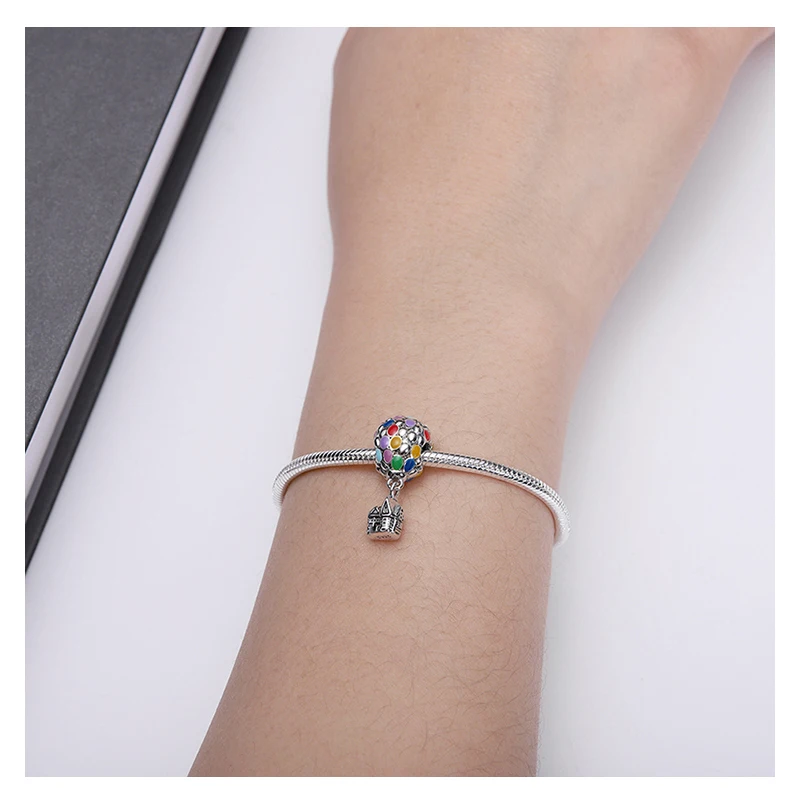 Pandora Breloque de maison en argent Sterling 925, pour Bracelet Pandora Original, pour femme, pendentif en forme d'ampoule de lucioles, bijoux à la mode, nouveau