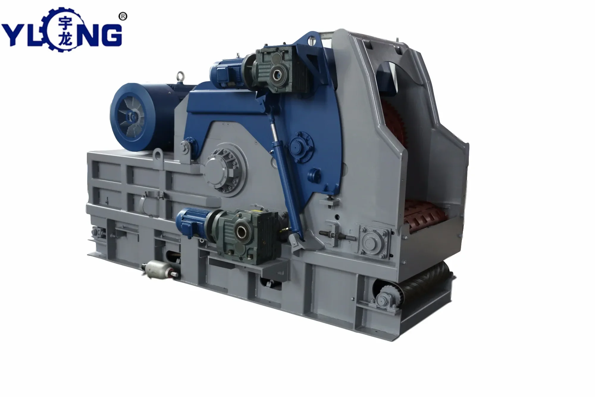 Измельчитель и дробилка для древесных отходов Yulong