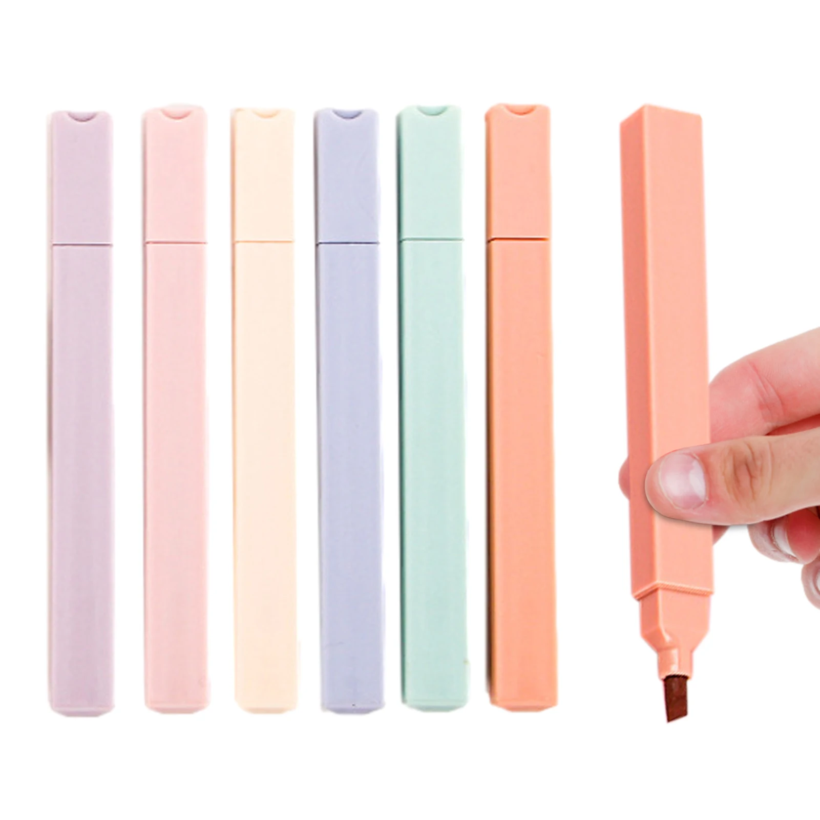 

Color Highlighter Double Tip Highlighters 6pcs Pastel Assorted Colors Markers Pens Kit Office School Supplies Aesthetic