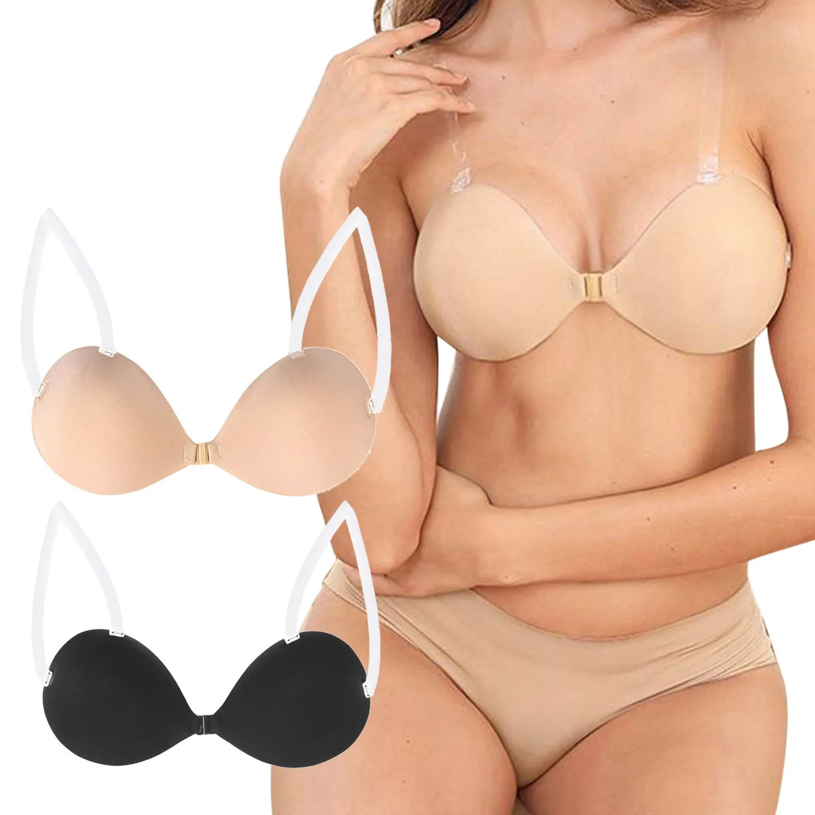 

Невидимые бюстгальтеры, силиконовые наклейки на грудь, поднимающий телесного цвета, самоклеящийся бюстгальтер с прозрачными лямками, накладка с лепестками груди, нижнее белье