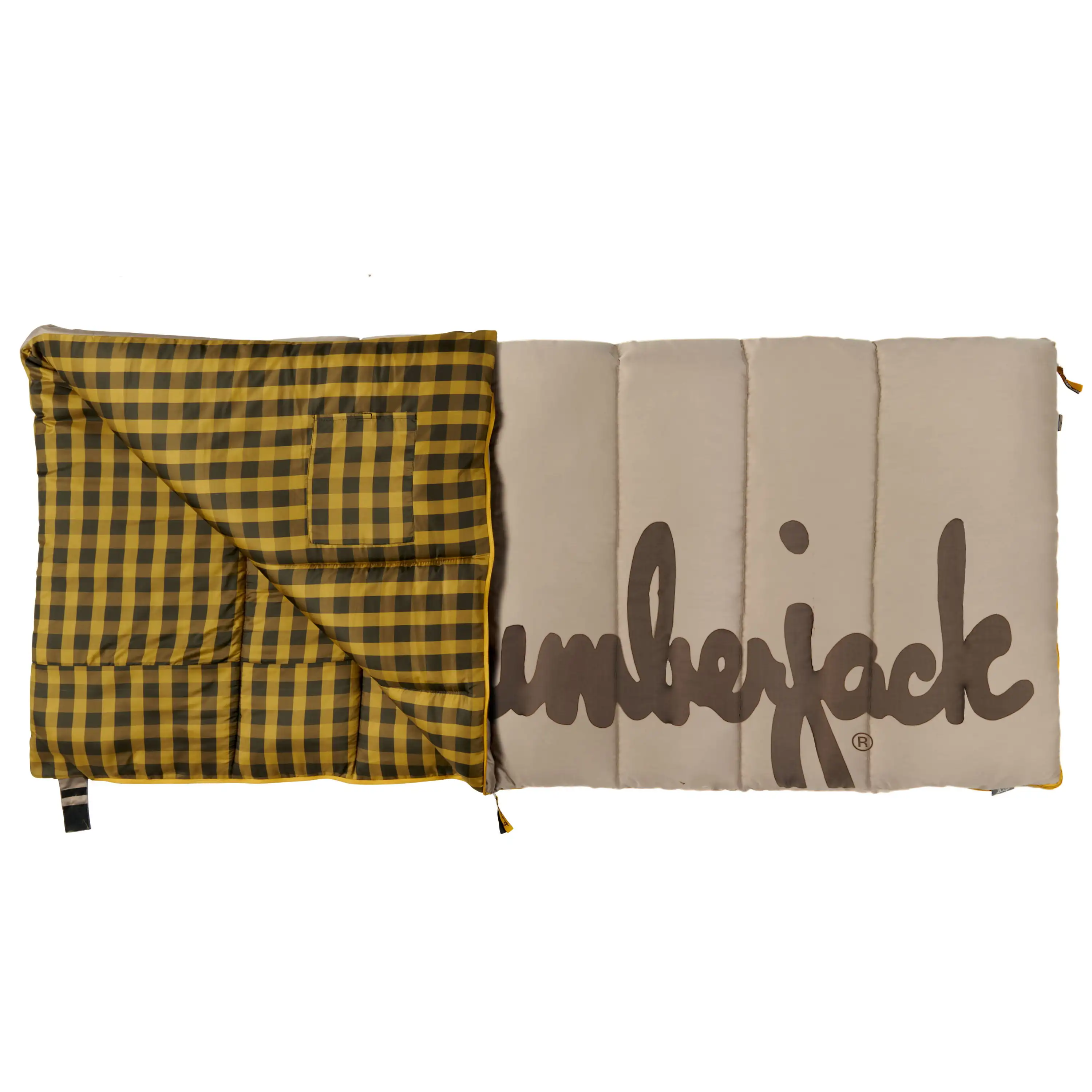 

Grand Lake 30-Degree Rectangular Khaki Sleeping Bag, 35"x80"