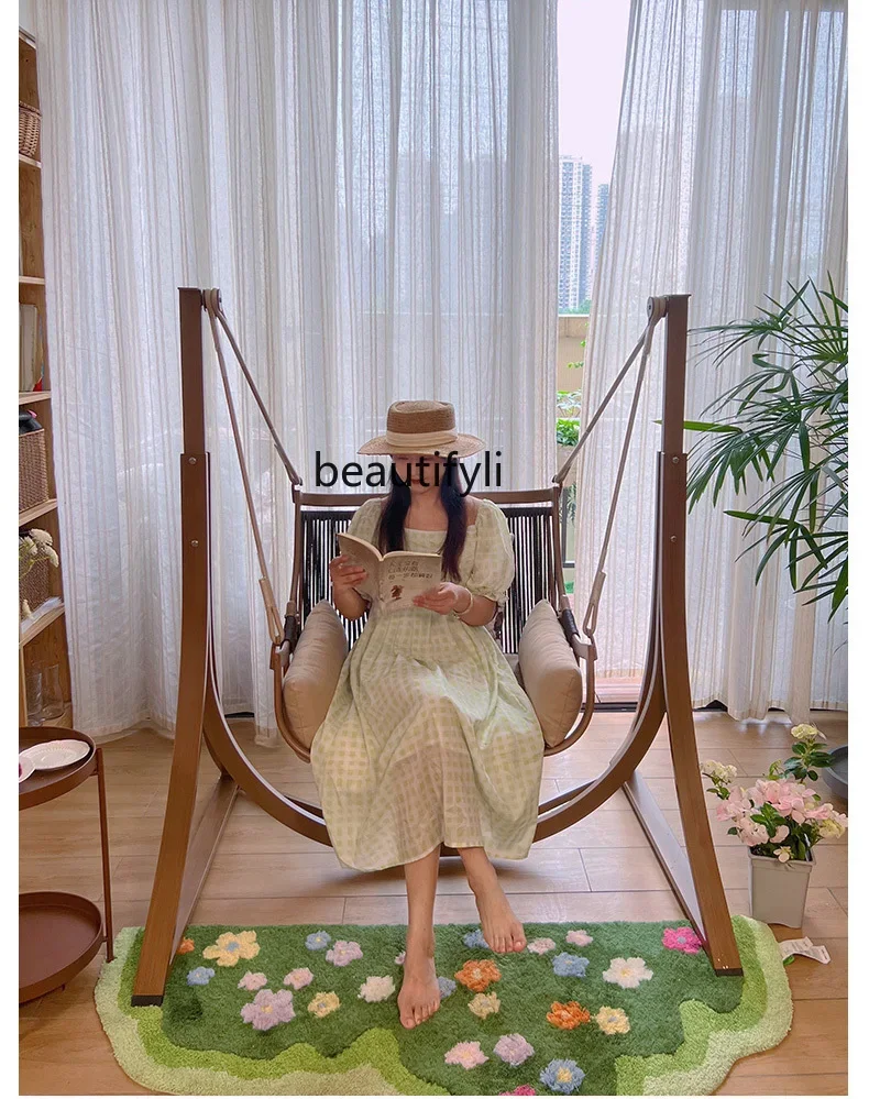 Качели для улицы двора сада одиночный гамак качающееся кресло балкона