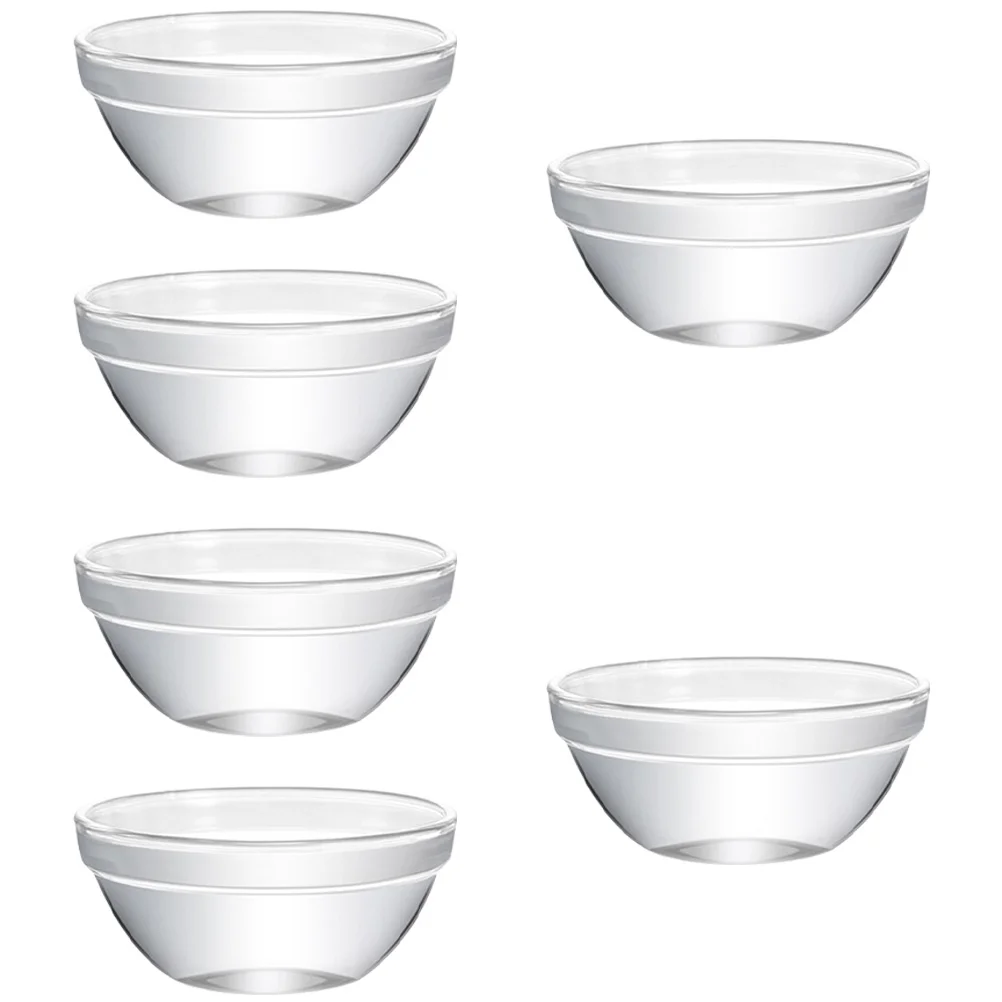 

Bozai Cake Bowl Sauce Dessert Appetizer Bowls Glass For Salad Condiment Cups Molds