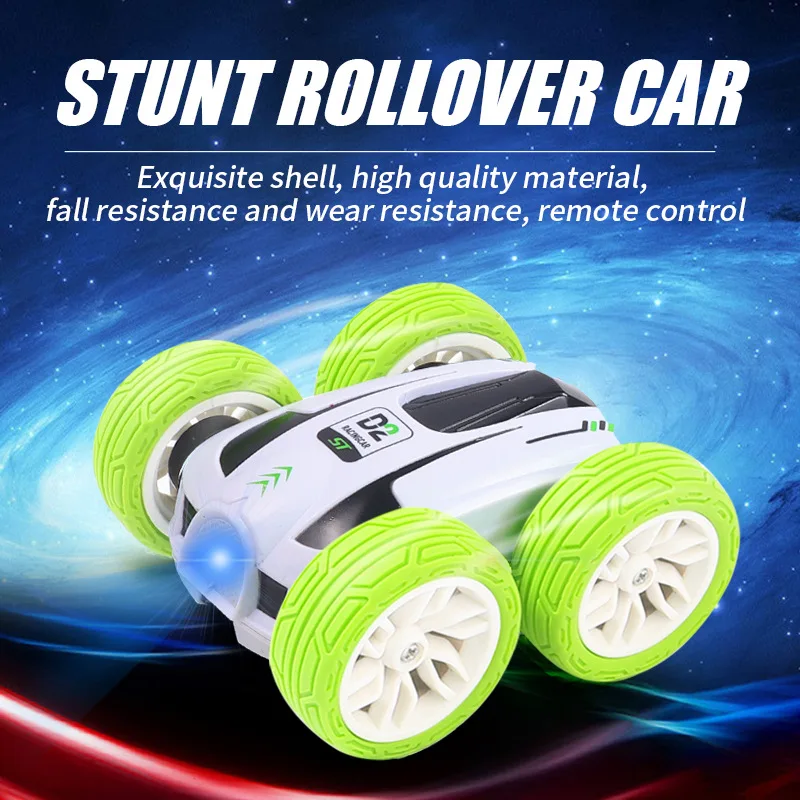 

New 2.4ghz Rc Stunt Car Double-sided Tumbling Mini High-speed 360-degree Tumbling Spinning Racing Car For Children Rc Toy Gift