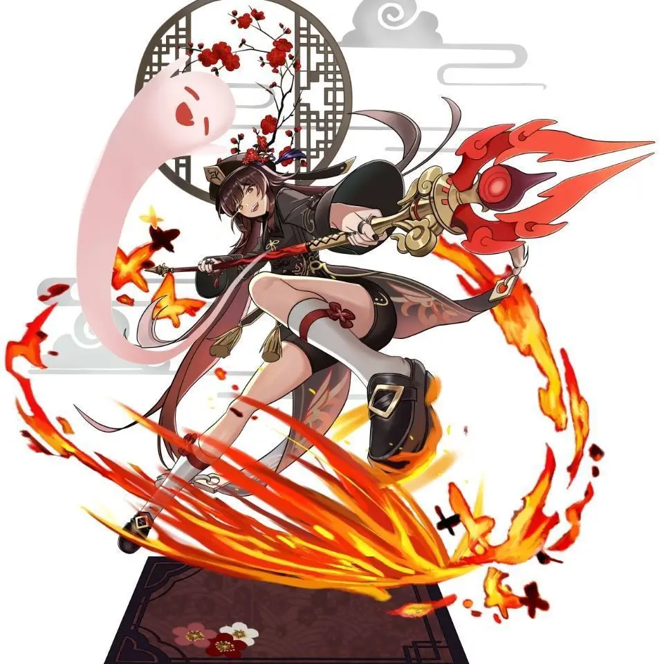 

Игровая подставка Genshin Impact, персонаж аниме, акриловая кукла, мультяшная подставка, декоративная подставка, фотоподарок