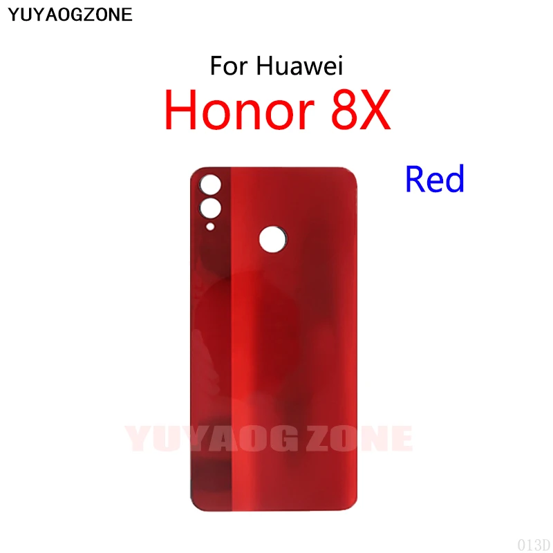 Задняя крышка батарейного отсека для Huawei Honor 8X стеклянная панель корпус задняя -