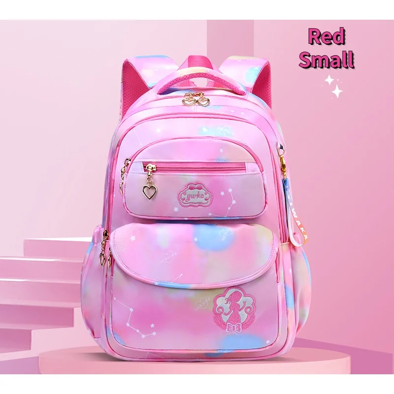 Cute Children Tie Dyed Fashion Large Capacity Backpacks for Travel New Primary Girl Sweet Waterproof Tutorial Bags All-match Hot