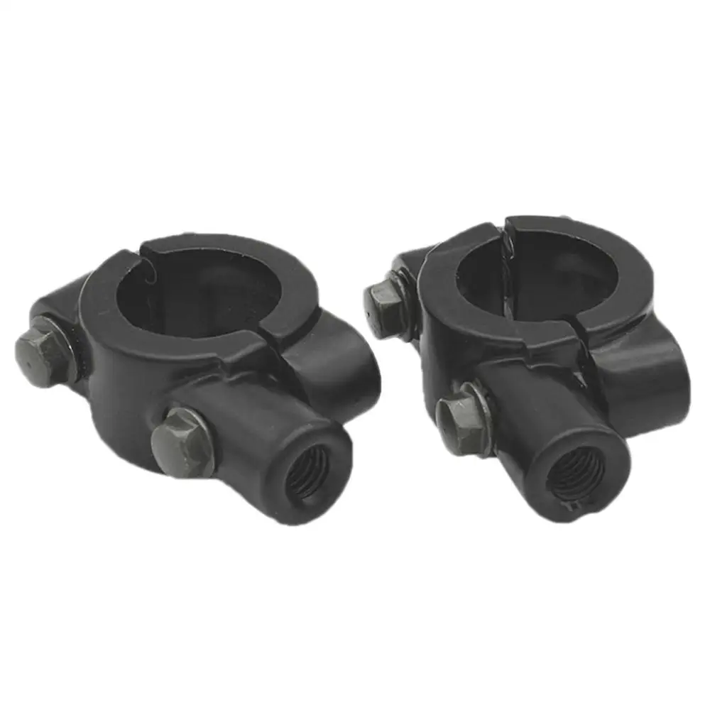 

1 Pair of Motorcycle Handlebar Mirror Clamps for 22mm (7/8 ") Handlebars