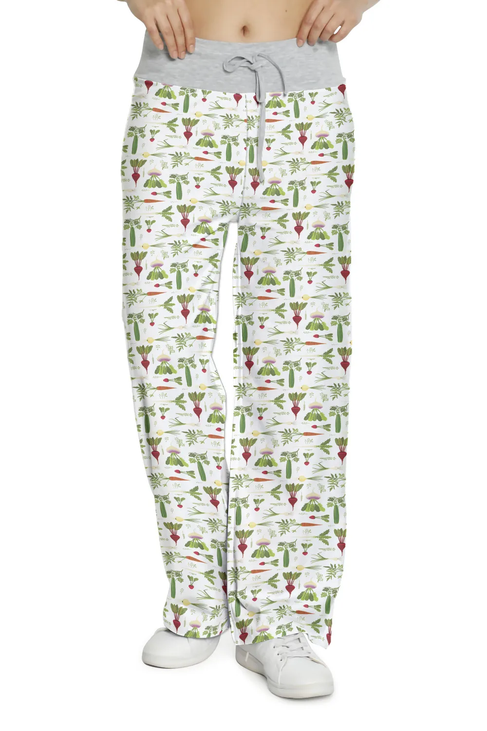 Женские штаны для овощей огурец с кулиской в виде моркови свободная Пижама