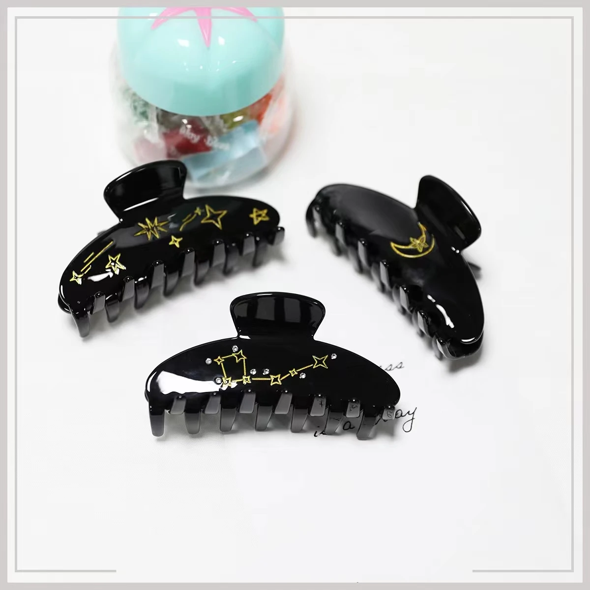 

Винтажный женский аксессуар для волос со звездой и цирконом