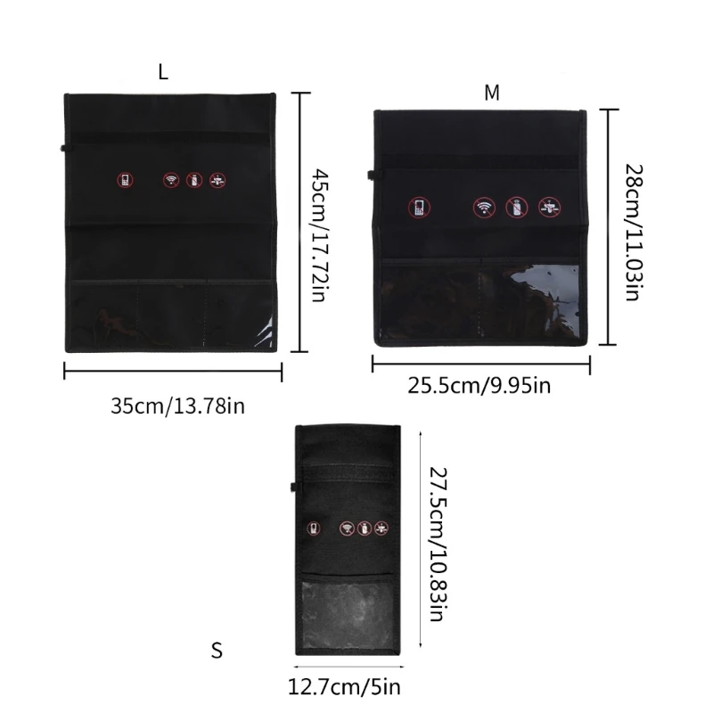 Защитная сумка для брелока чехол Фарадея с RFID-сигналом противоугонная