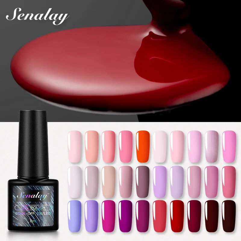 Гель-лак для ногтей Senalay база и топ базового полуперманентного маникюра с