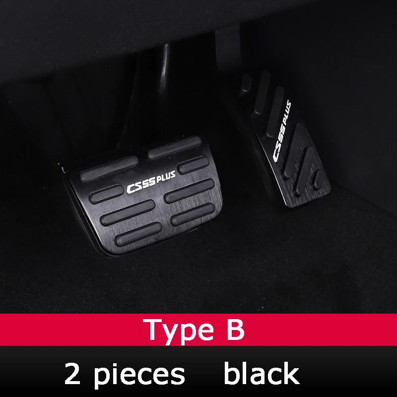 

Для Changan CS55 plus II MK2 2022 2023 2024 автомобильные аксессуары накладка на педаль тормоза акселератора противоскользящая накладка на ножку автостайлинг