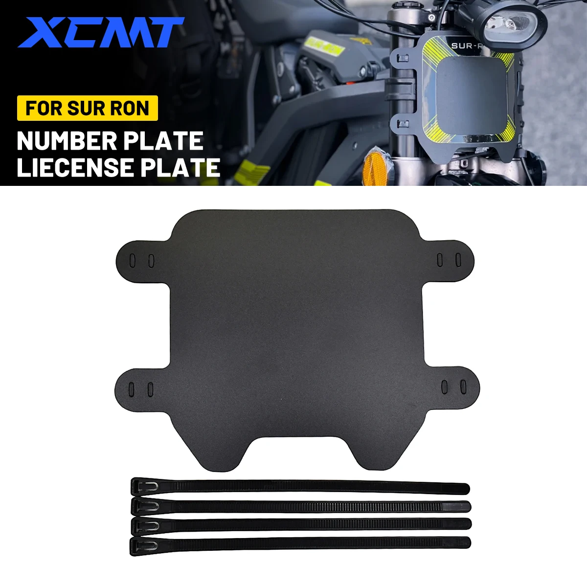 Original Motorcycle Parts Front Plate Liecense Accessories For SURRON SUR-RON Light Bee &amp X Number
