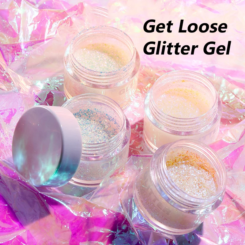 Colorful Gel Liquid High-gloss Face Body Hair Multi-purpose Illusion Sequin Eye Shadow