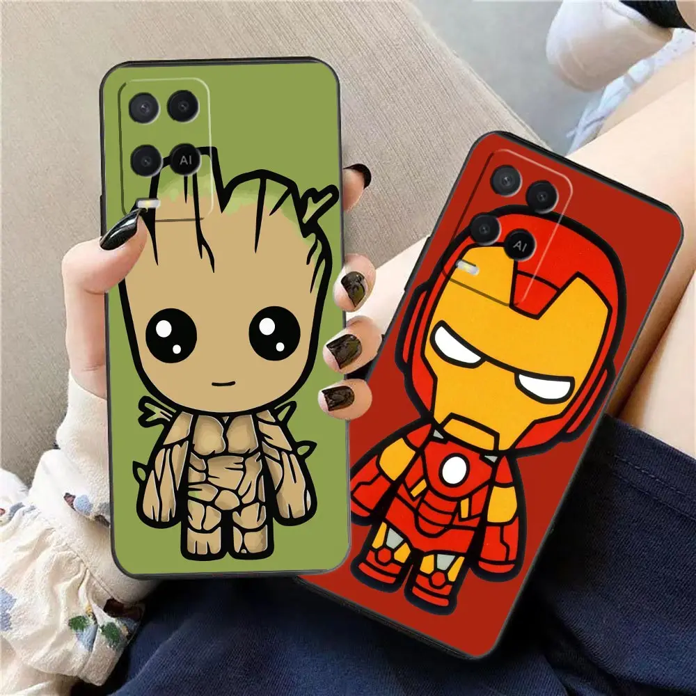 

Funda Case For OPPO A94 A93 A83 A79 A78 A76 A74 A73 A71 A59 Coque A57 A55 4G A53 5G A33 A17 A16 A15 Case Marvel Groot Spiderman