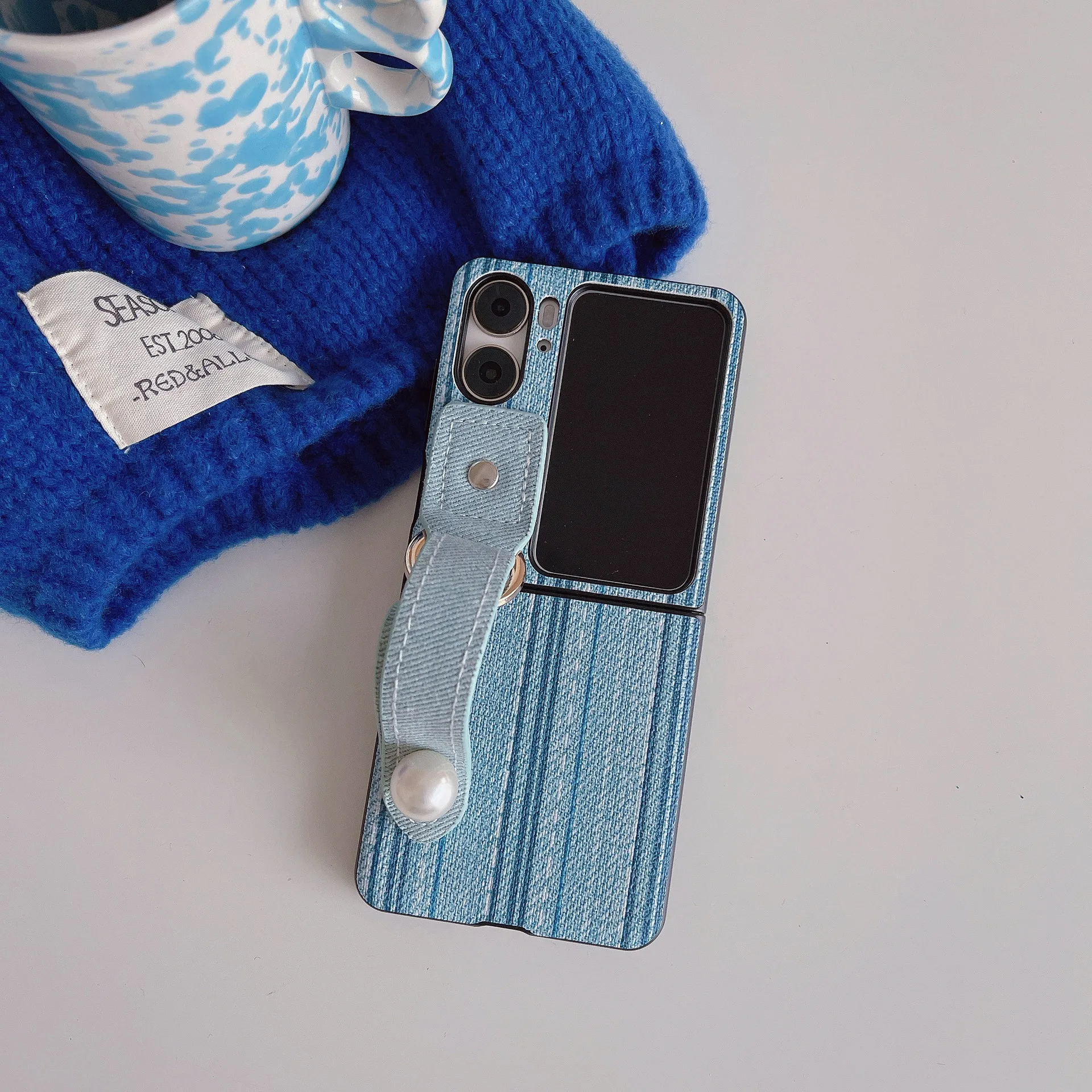 

For OPPO FIND N2 FLIP CASE with strap,CUTE phone case for girls,oppofindn2flipcase