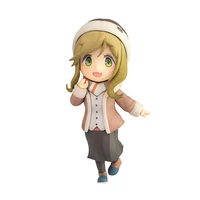 anime yuru camp cartoon figures inuyama aoi action figure model cute collectible ornaments toys children birthday holiday gift