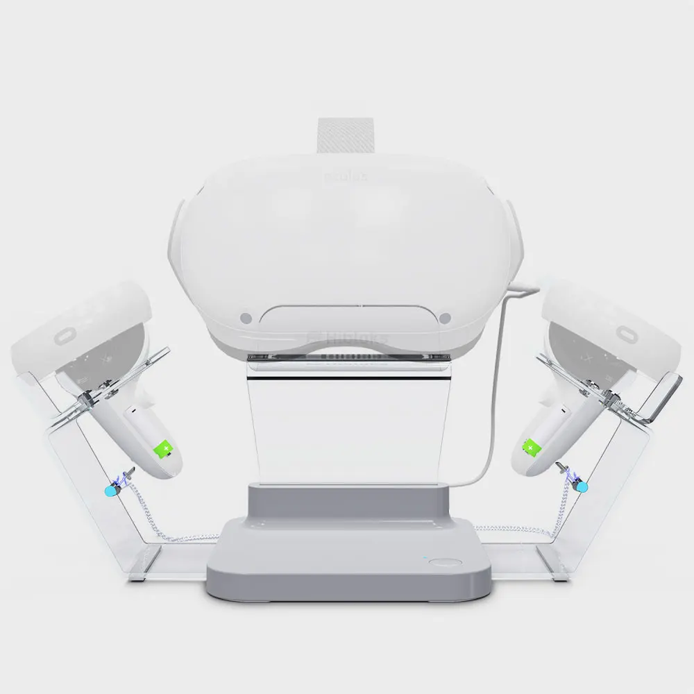 For Oculus Quest 2 Magnetic Charging Dock Station Controller Charger Holder Base VR Glasses Display Stand Headset Accessories