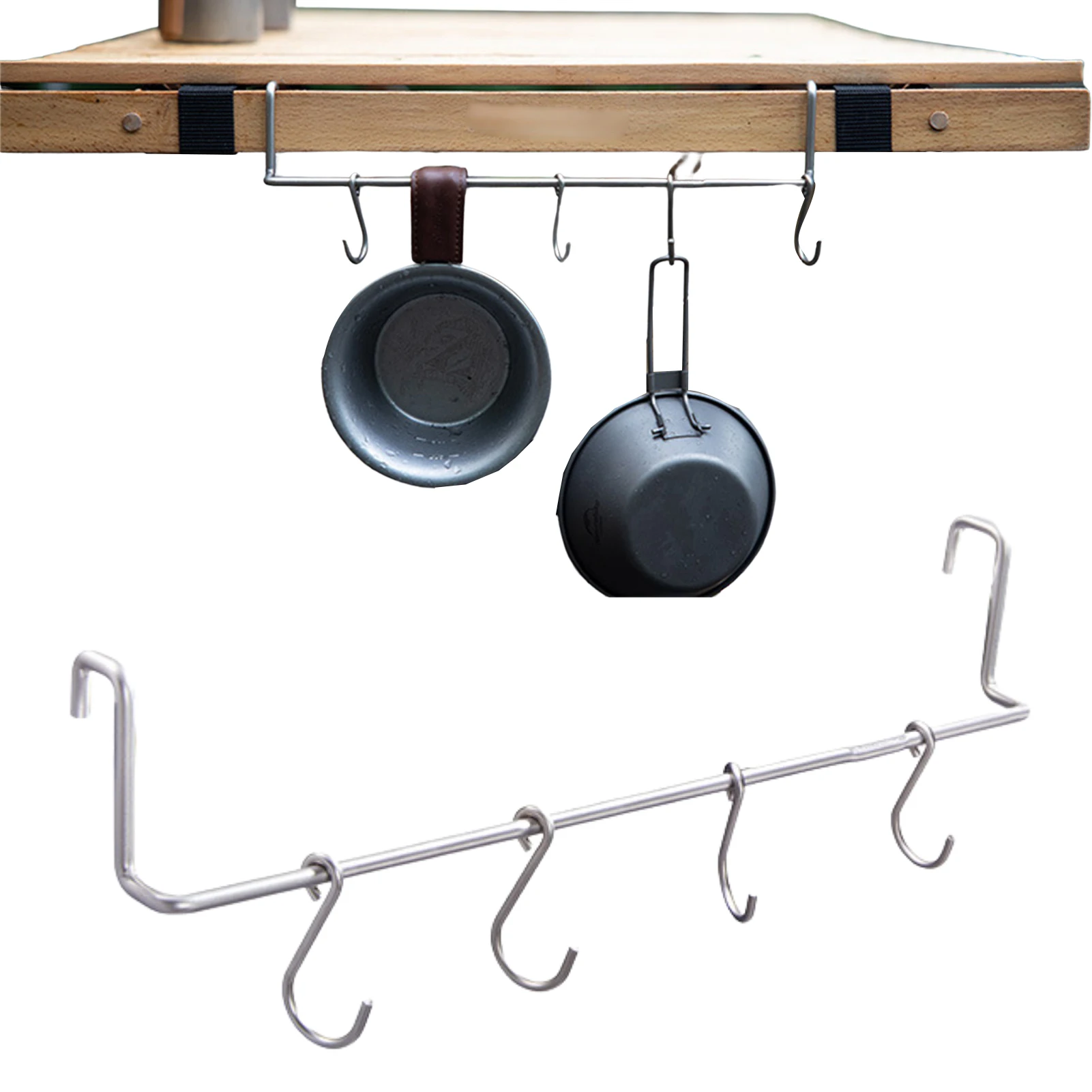 

Hang Rack Picnic Storage Rack Multifunction Camp Stand Outdoor Tools Hang Organizer With Hooks Outdoor Camping Table Hook Rack