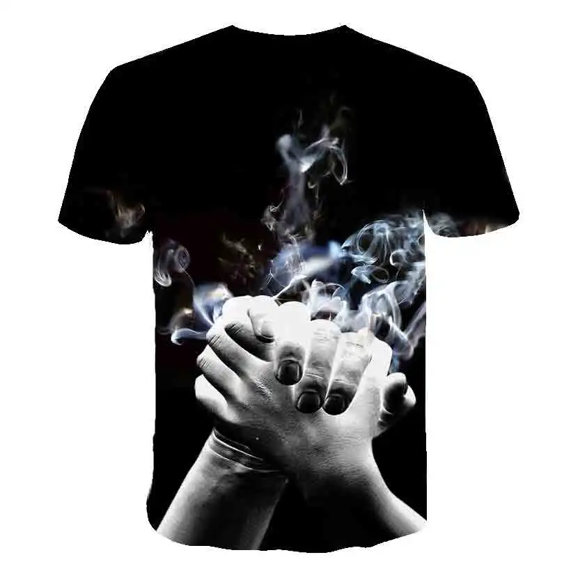 

Новинка 2023, цветная футболка для мальчиков и девочек, летняя крутая футболка, рубашка с коротким рукавом и 3D принтом, детская одежда, дышащая...