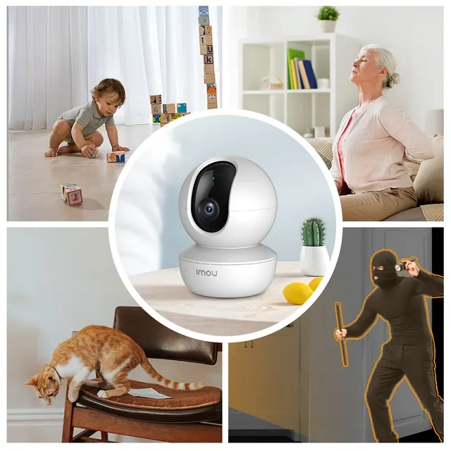 Indoor Security Camera Ranger SE 2MP 4MP AI Human Detect Camera Surveillance Wireless IP 4X Digital Zoom Camera 6