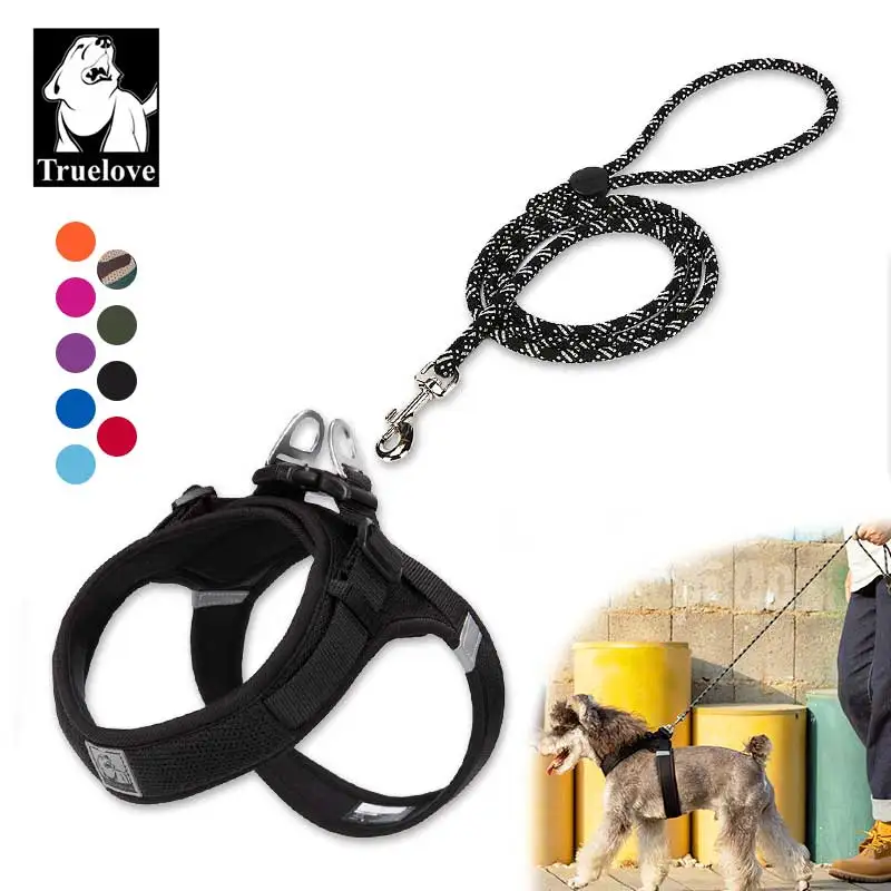 

Truelove Escape Proof Cat Dog Harness And Leash Set For Small Puppy Medium Dogs Adjustable Pet Cat Vest Harness Leash Walking