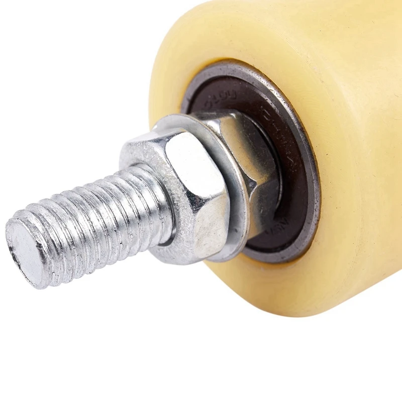 8 шт 50x70 мм пп стальной плоский роликовый подшипник направляющее колесо 6201 M12 винт