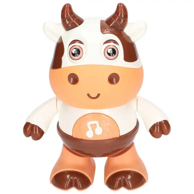 

Electronic Pet Toy Robot Cow Singing Dancing Lighting Flexible Limbs Interactive Music Toy Birthday Gift For Kids