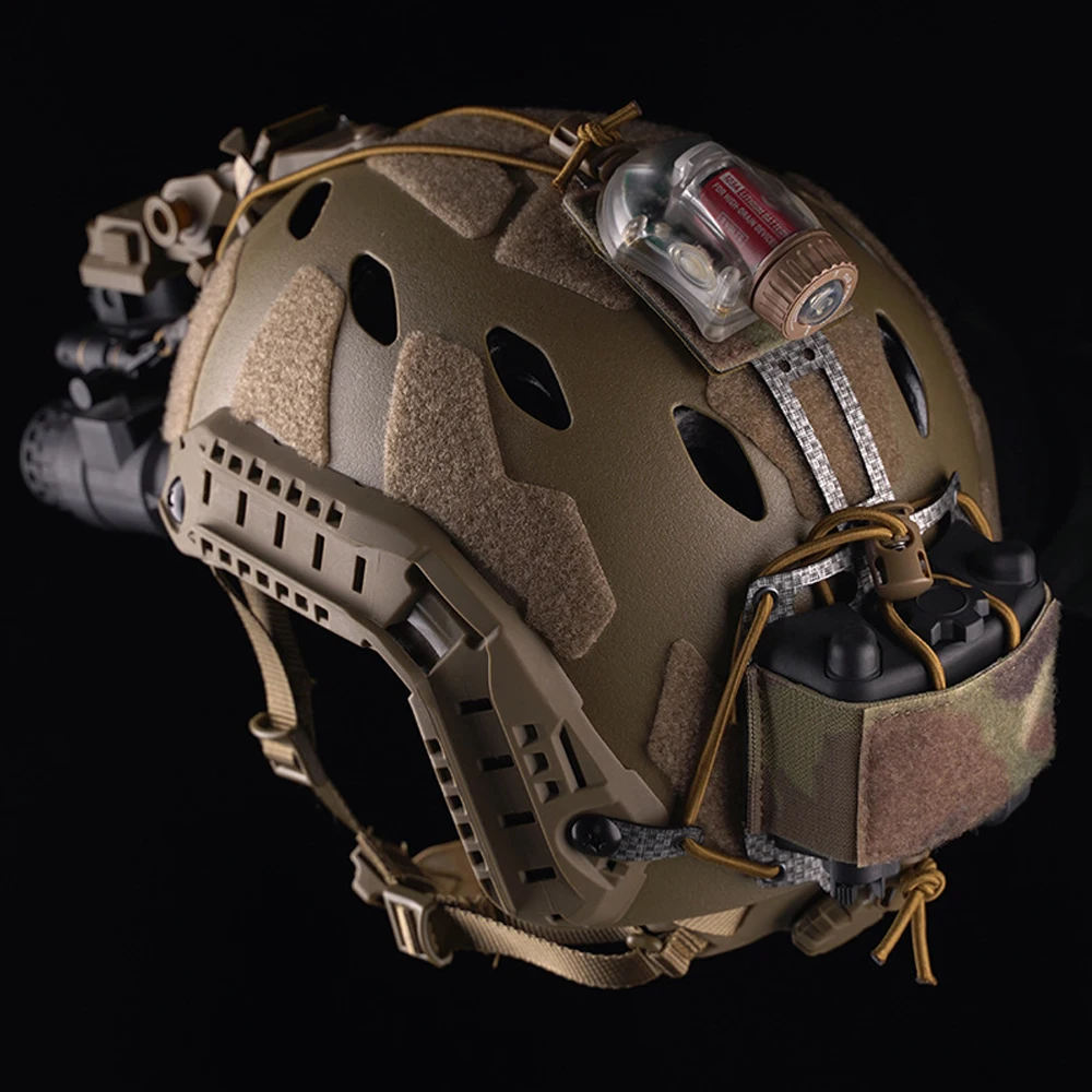 Фото Тактический аккумуляторный ящик PVS31 NVG, чехол для хранения в стиле Ferro, система крепления шлема для страйкбола, регулируемый аккумуляторный ящик, снаряжение для переноски №5