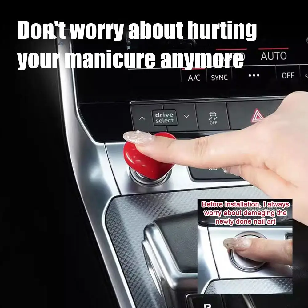 Кнопка запуска автомобиля в форме сердца кнопка и остановки старт автомобильные