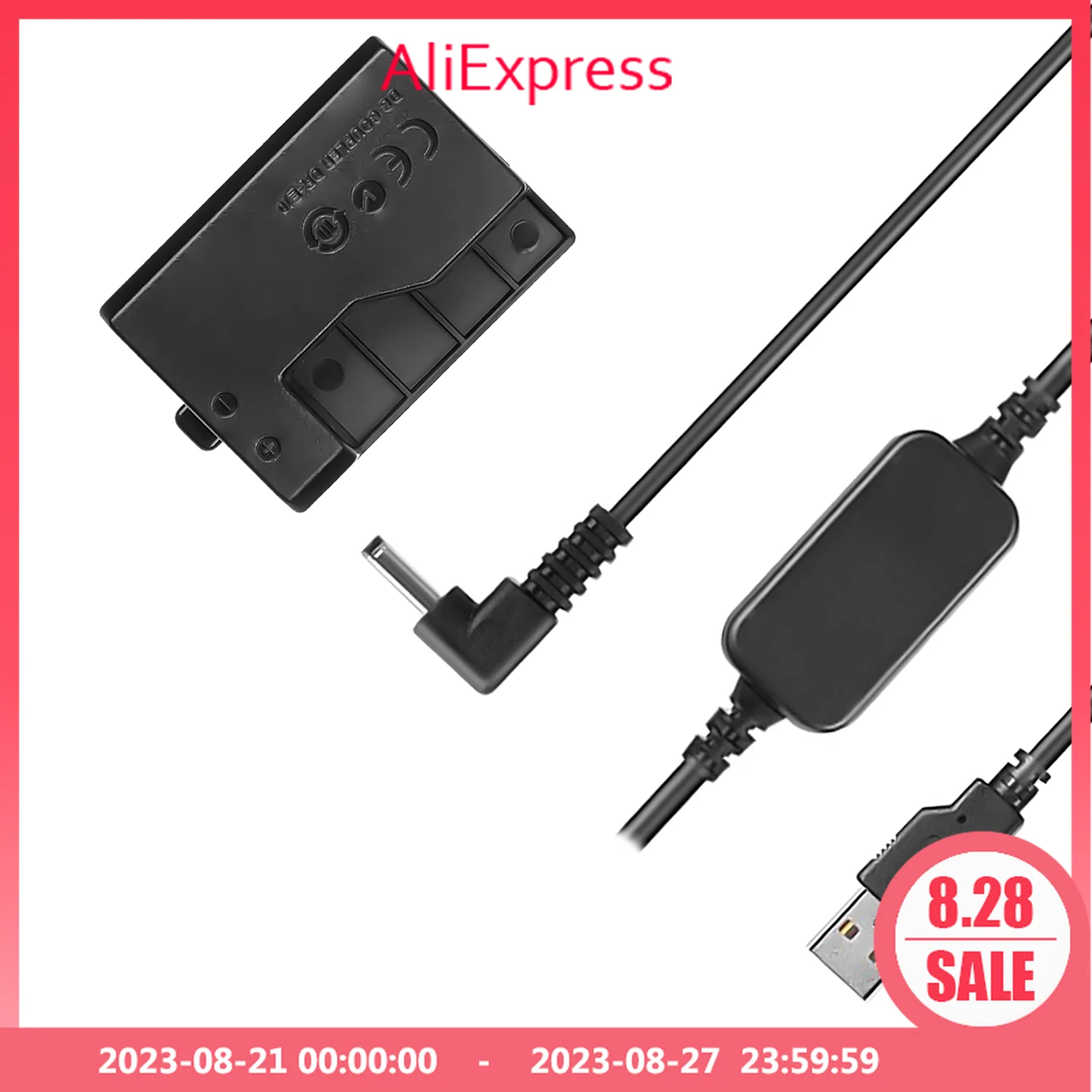 

KUTOU Replacement ACK-E10 AC Power Adapter DR-E10 DC Coupler ACK E10 Dummy Battery kit For Canon EOS Rebel T3 T5 T6 T7 Camera