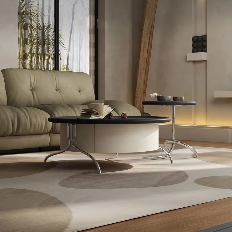 Журнальный столик Foshan Moodern для гостиной журнальный с местом хранения круглый