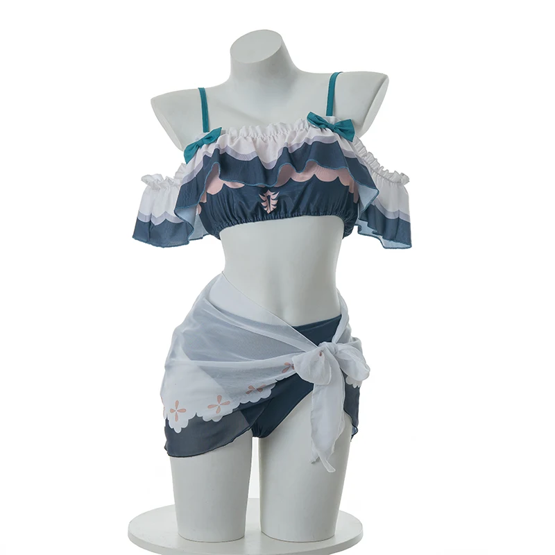 Костюм для косплея Genshin Impact платье Барбары сексуальный купальник костюм бикини