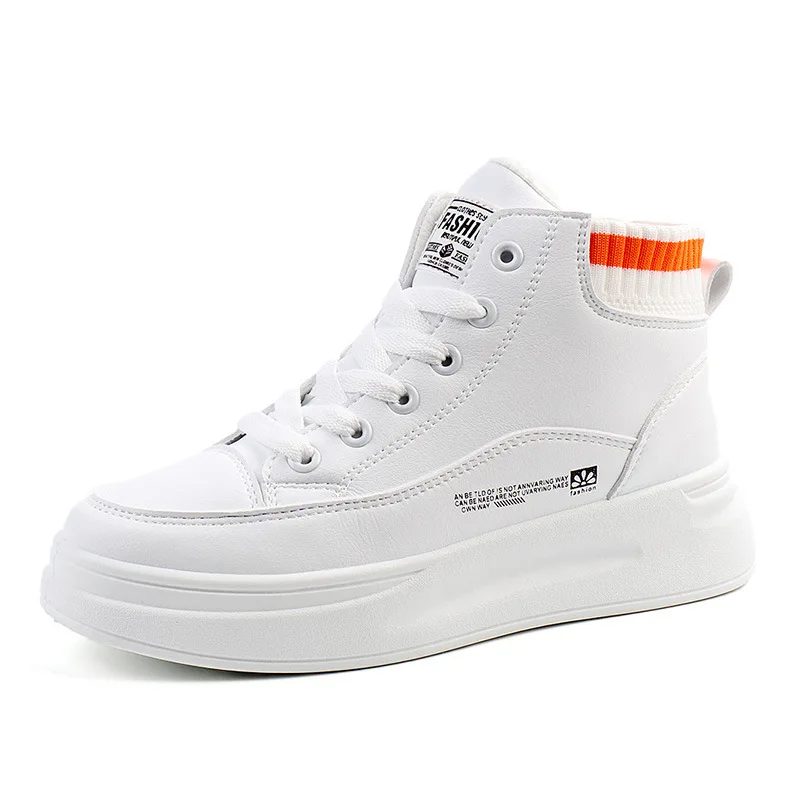 

EN640 Cotton Shoes Female 2022 New Women's Shoes Autumn And Winter Plus Velvet Thick Martin Boots Short Boots High