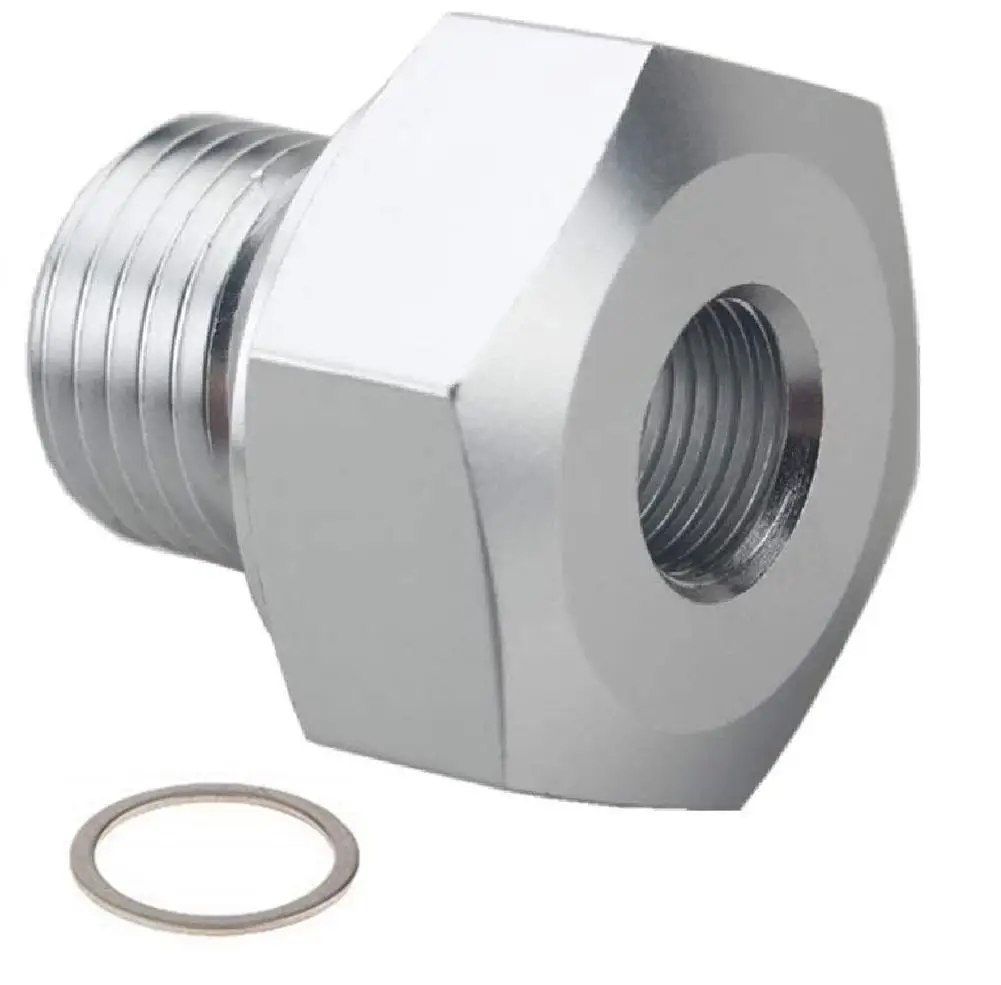 

Stainless Steel Threaded Adapter Vehicle Oil Pressure Sensor Adapter M16x1.5ls Series Compatible For All Ls Series Engines