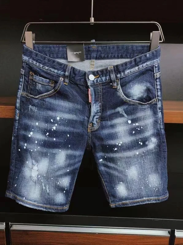 

Dsquared2 женские/мужские очки-спрей, старые потертые модные короткие джинсы A387-1 #