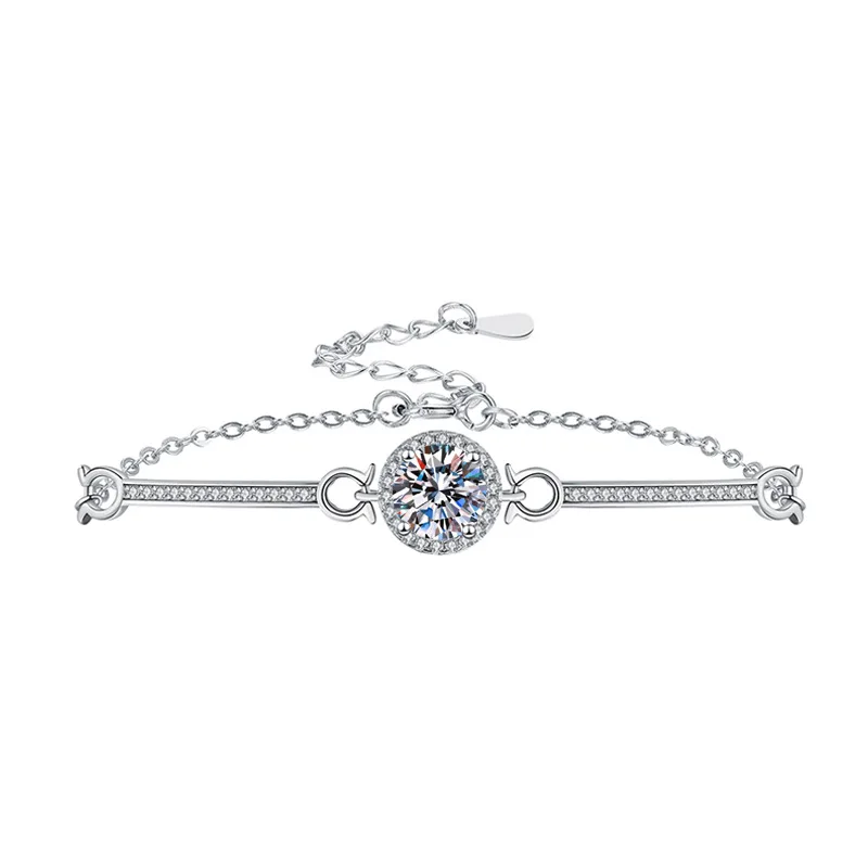 

Round Bag Luxurious Inlaid Zircon Bracelet Light Luxury High Sense Girls Bestie Hand Jewelry Accessories