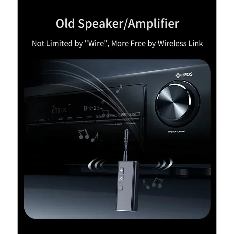 Bluetooth-совместимый приемник Audional с цифровым дисплеем для наушников