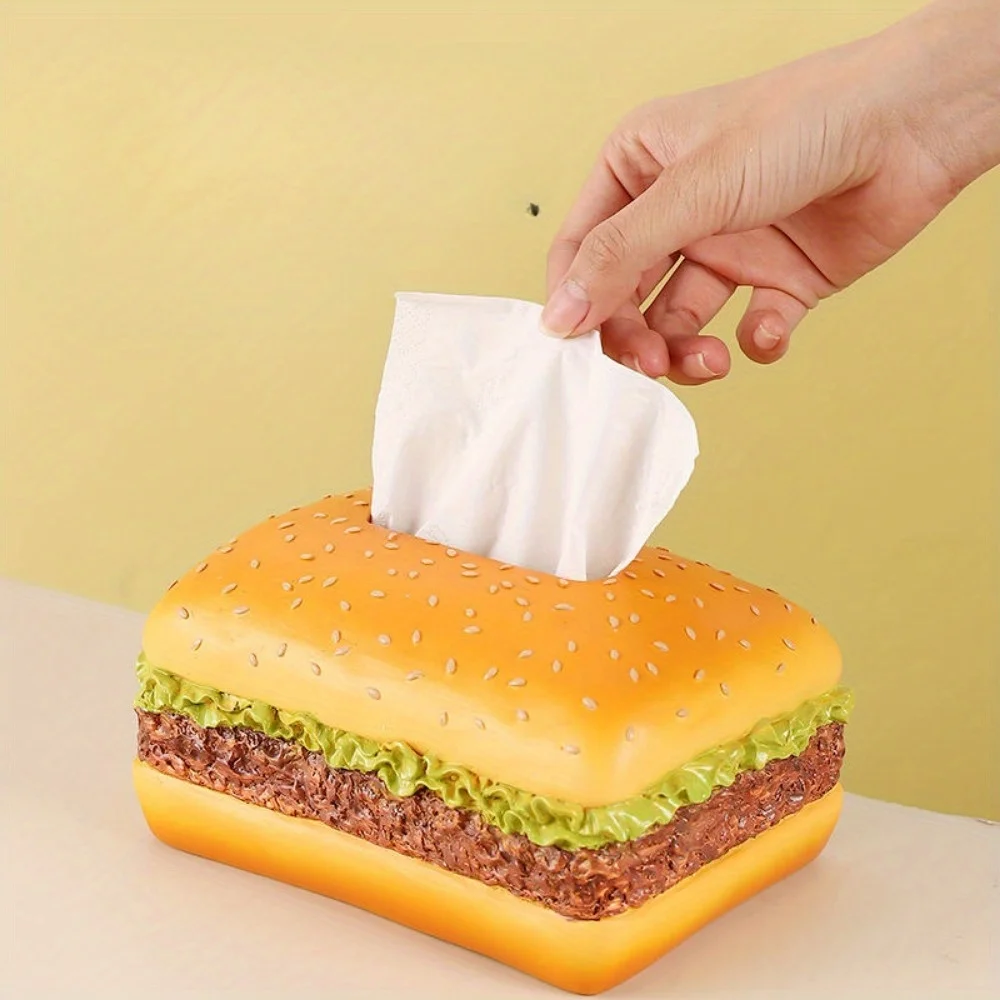 Имитация развлечения коробка для салфеток гамбургеров игра в прилив мультяшные