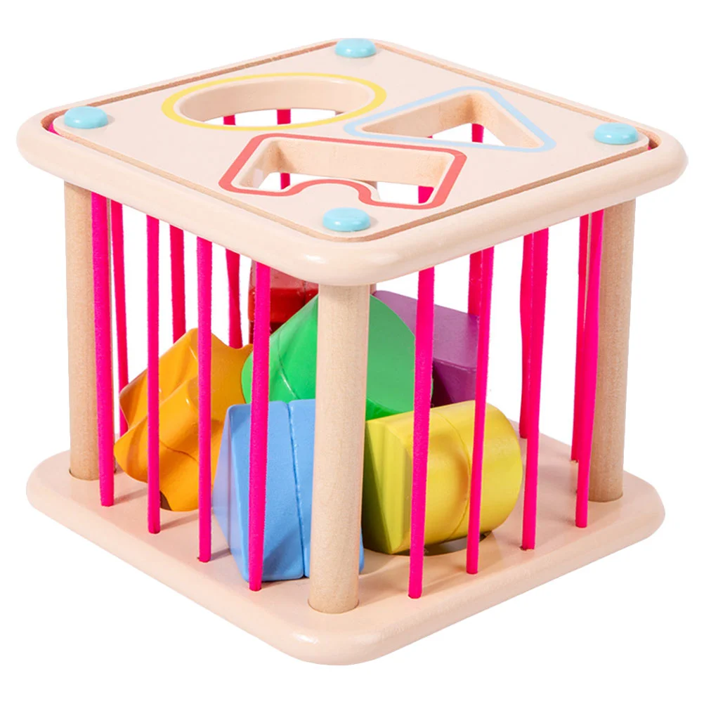 

Accessories Wooden Sensory Toy Compact Shape Sorter Children Kids Plaything Toddler Accessory