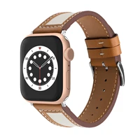 strap for apple watch band 38mm 40mm 42mm 44mm iwatch genuine leather nylon belt bracelet apple watch series 7 6 5 se 4 3 2 1