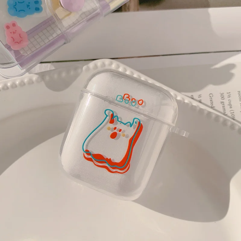 Прозрачный защитный чехол для наушников apple airpods Pro3 поколения |