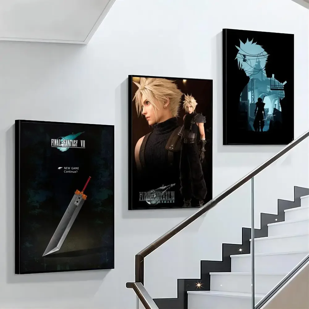 1 шт. популярный постер-наклейка Последняя фантазия VII